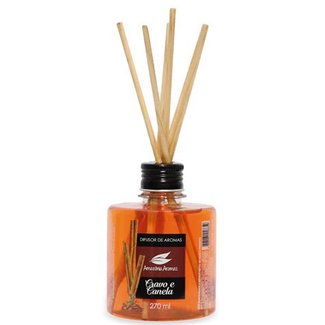 Frasco difusor de aromas essência de Cravo e Canela 270 ml