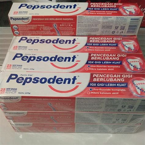 Jual PEPSODENT Pasta Gigi Pencegahan Gigi Berlubang 225G Shopee Indonesia