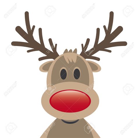 rudolph nose clipart - Clipground