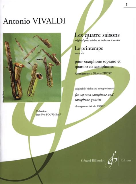 Les Quatre Saisons Le Printemps Op 8 1 De Antonio Vivaldi Acheter