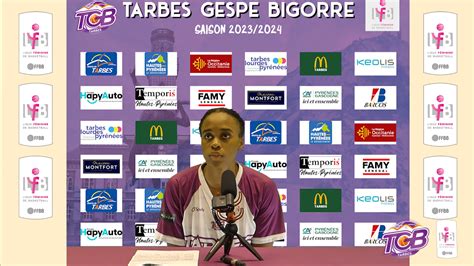 LFB Conférence de presse après Tarbes St Amand Postup fr