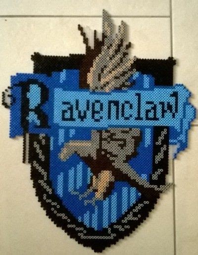 Ravenclaw Crest Harry Potter Perler Beads By Perlerwonders Harry