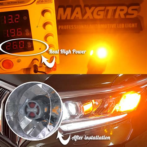 MAXGTRS 2x 1156 BA15S P21W PY21W BAU15S Turn Signal Light BAY15D P21 5W