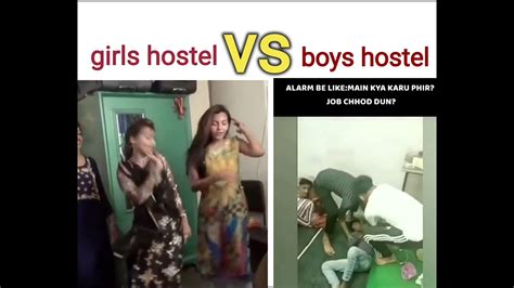 Girls Hostel Vs Boys Hostel Funny Video😅 Youtube