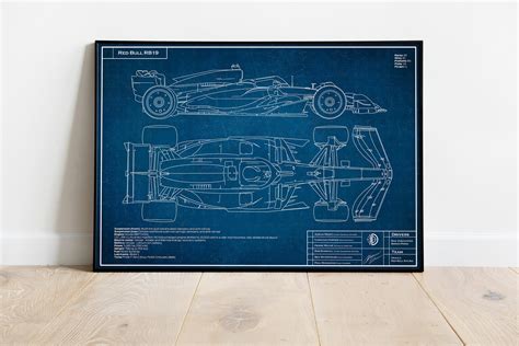 RB19 Red Bull Racing Technical Blueprint, Verstappen, F1, Formula-1, F1 ...