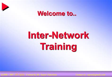 network training present pptx