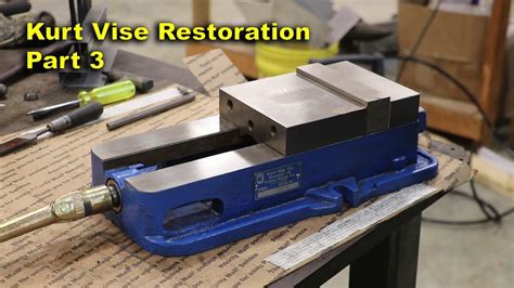 Kurt Vise Restoration Part 3 Final Grinding And Reassembly Kurt Vise Vise Restoration