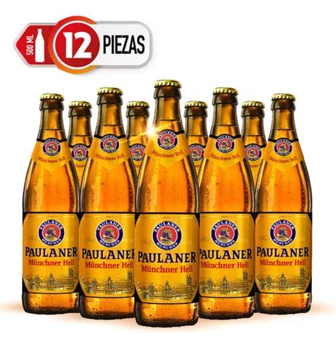 Pack Cerveza Paulaner M Nchner Hell Ml C U Env O Gratis