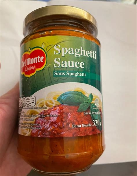 Del Monte Spaghetti Sauce 330g expiry date 06 2023 嘢食 嘢飲 包裝食物 即食食物