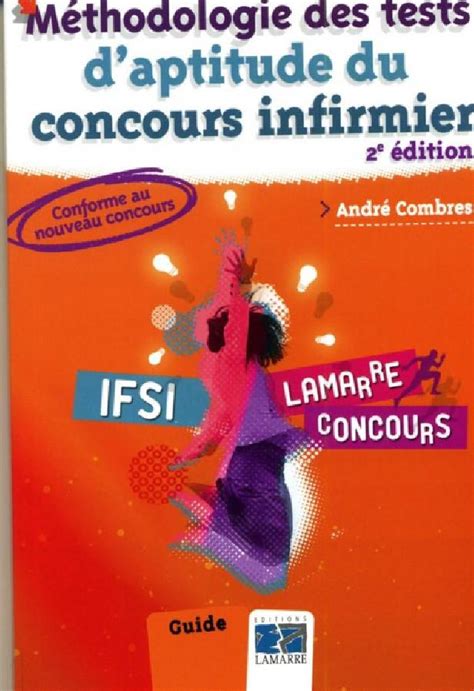 Livre M Thodologie Des Tests D Aptitude Du Concours Infirmier Me