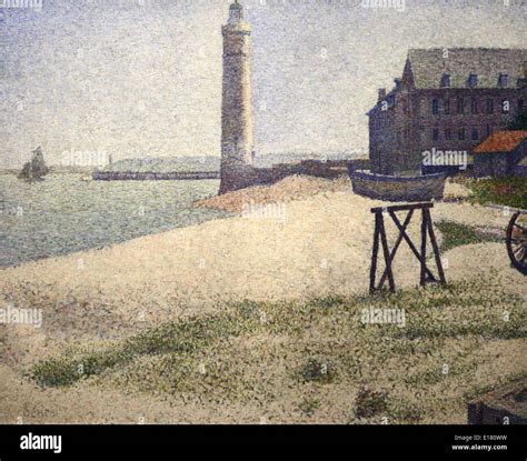 Le Phare De Honfleur George Seurat Banque Dimage Et Photos Alamy