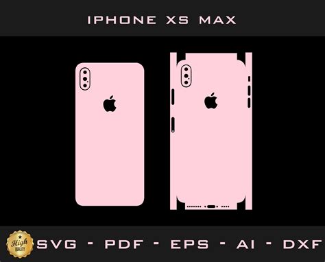 Iphone Xs Skin File Etsy