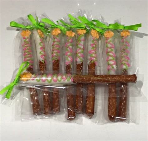 Chocolate-dipped Pretzel Rods 20 individually packaged