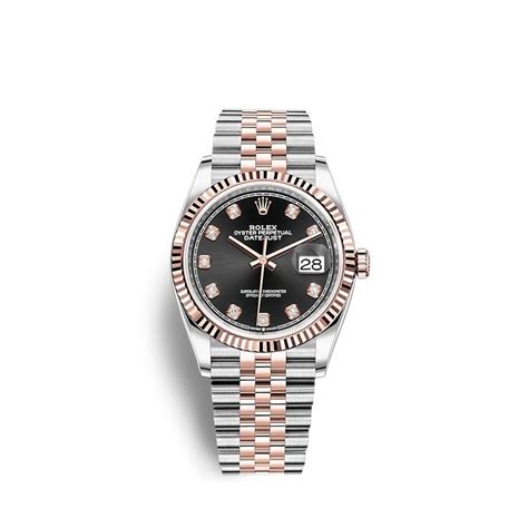 Đồng Hồ Rolex Datejust 36 126231 0019 Thép Oystersteel Và Vàng Everose