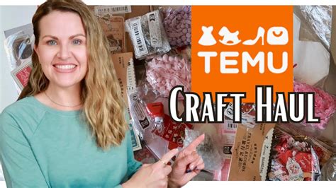 Huge Temu Craft Haul Junk Journal And Paper Crafting Youtube