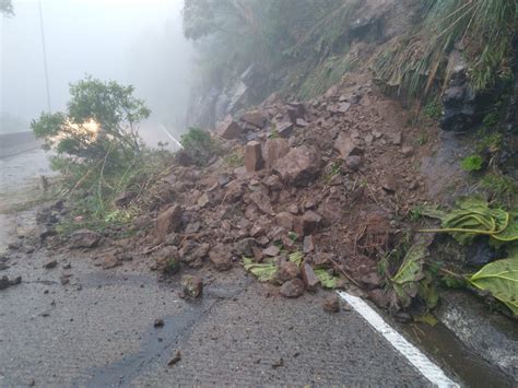 Queda De Barreira Na Sc Na Serra Do Rio Do Rastro