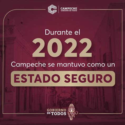 Campeche entre las tres entidades más seguras del país Layda Sansores