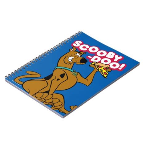 Scooby Doo With Pizza Slice Notebook Zazzle