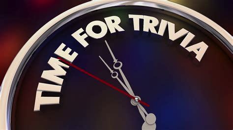 Time Trivia Contest Game Clock Words 3 D Stock Motion Graphics SBV ...