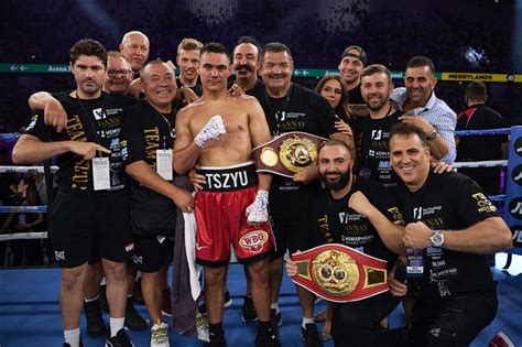 Tim Tszyu vs Bowyn Morgan Pictures - Tim Tszyu beat Bowyn Morgan in Sydney Superfight world ...