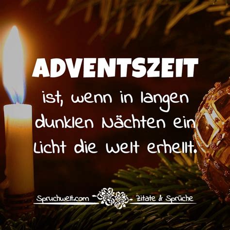 Adventszeit Ist Wenn In Langen Dunklen Nächten Ein Licht Die Welt