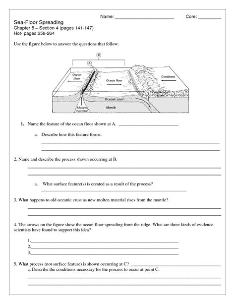 Ocean Zones Worksheet Worksheeto