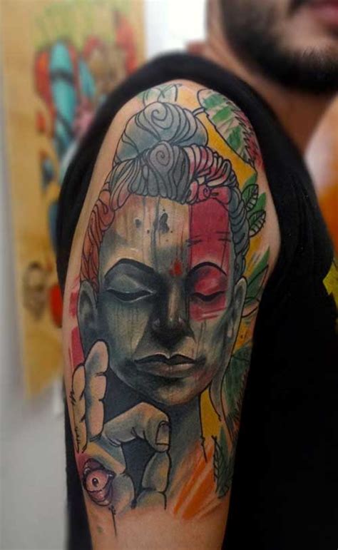 55 Fotos Desenhos De Tatuagens De Buda O Que Significa