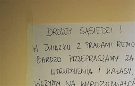 S Siedzi Uprzedzili E W Bloku B Dzie Remont Tego Si Nie Spodziewali