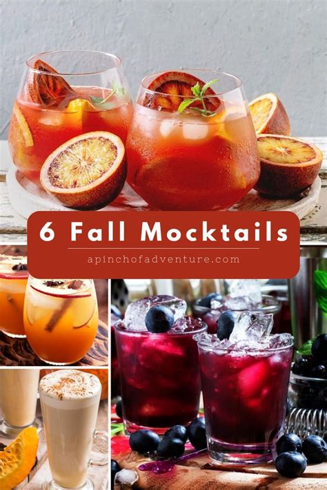 The Best Fall Mocktails Recipe Fall Cocktails Recipes Mocktail