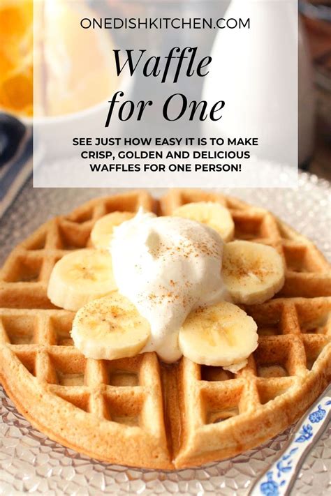 Waffle Recipe For One Artofit