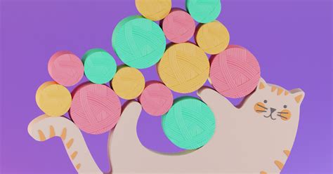 Cat Balance Game Puzzle By Rebeca Morales Download Free Stl Model