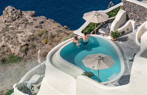 Images Greece Pools Resorts Santorini City Oia Relax X