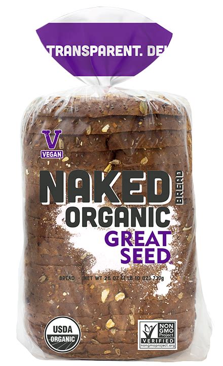 Naked Bread Organic Simple Transparent Delicious