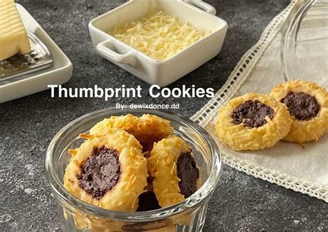 Resep Thumbprint Cookies Oleh Dewix Donce Cookpad