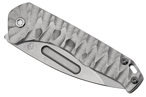 Medford Praetorian Slim, Tumbled S45VN Droppoint Blade, Silver Predator ...