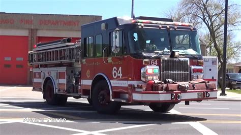 Chicago Fire Dept Engine 64 Responding Youtube