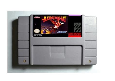 Aero The Acro Bat For SNES Console Working Cartridge Etsy