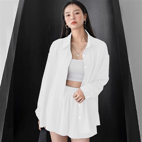 Kily Ph Premium Cardigan Blazer Drop Shoulder Shier With Wide Leg Short