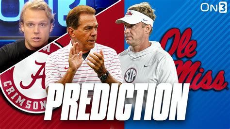 Alabama Crimson Tide Vs Ole Miss Preview And Prediction Nick Saban