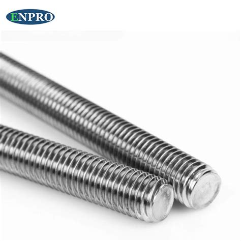 China Suppliers Long Stainless Steel Full Threaded Rod With Different