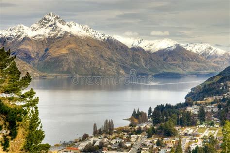 Paisaje De Queenstown Imagen De Archivo Imagen De Nubes