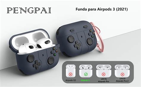 Pengpai Funda Para Airpods Generacion Case Uso Rudo Carcasa Con