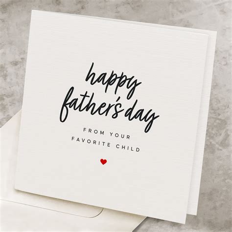 Funny Father's Day Card, From Daughter, Joke Father's Day Gift, From ...