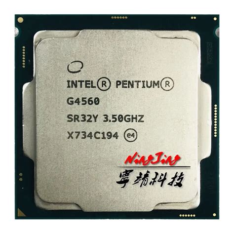 Pentium G4560 3 5 Ghz Dual Core Quad Thread 54w Cpu Intel AliExpress