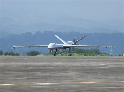 菲美軍演展示mq 9死神無人機 圖