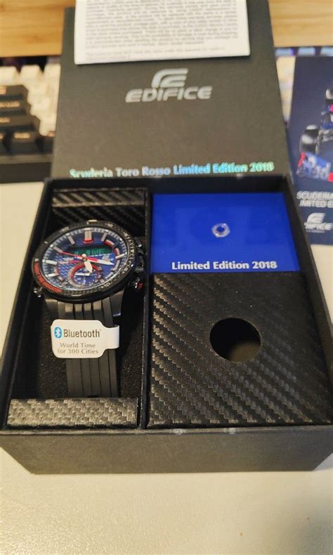 Casio Edifice Scuderia Toro Rosso Limited Edition 2018 Solar Powered