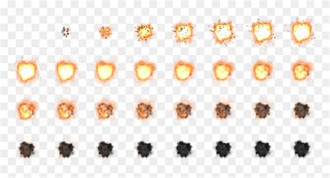 Unity Sprite Sheet Explosion, HD Png Download - 2048x1024(#4289579 ...