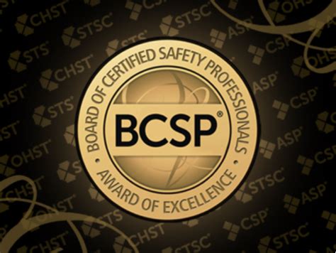 2023 Awards Of Excellence Recipients Board Of Certified Safety