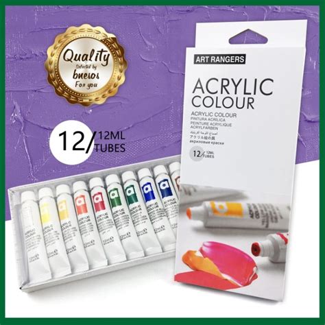 Bnesos Art Rangers Acrylic Colors Acrylic Paint Acrylic Colour 12Cols