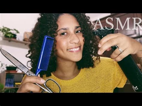 Asmr Caseiro Corte De Cabelo Roleplay Youtube